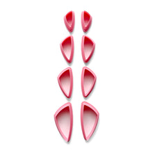 Load image into Gallery viewer, Triangle Mirrored Statement Stud Cutters