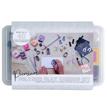 Load image into Gallery viewer, Premium DIY Polymer Clay Earring Making Kit (Makes up to 40 Pairs!)