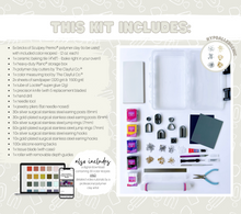 Load image into Gallery viewer, Premium DIY Polymer Clay Earring Making Kit (Makes up to 40 Pairs!)