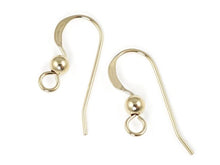 Load image into Gallery viewer, 18K Gold Plated French Earring Hooks - 304 Surgical Stainless Steel - 16mm Long x 18mm Wide
