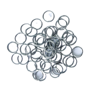 Surgical Stainless Steel Jump Rings - 304 Stainless Steel - 20 Gauge, 7mm x 0.8mm