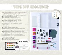 Load image into Gallery viewer, Premium DIY Polymer Clay Earring Making Kit (Makes up to 40 Pairs!)
