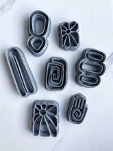 Load image into Gallery viewer, Otie Co. x Clayful Co Collab 7 polymer clay cutters
